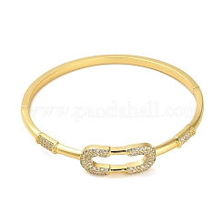 Bracelets à charnière en laiton pour femmes&nbsp;BJEW-M312-03B-G