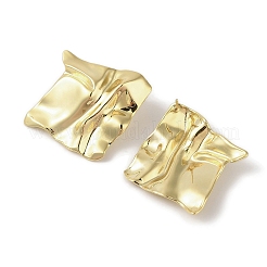 Orecchini a bottone in ottone da donna&nbsp;EJEW-Q389-07B-G