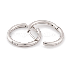 Boucles d'oreilles créoles rondes en acier inoxydable 304 anti-ternissement pour femmes&nbsp;EJEW-G388-02B-P