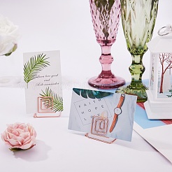 18 pièces 3 porte-cartes en acier au carbone de style&nbsp;AJEW-SZ0001-80RG