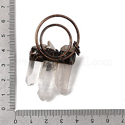 Natürliches Quarzkristallprisma & große Amethystanhänger&nbsp;G-A270-02R
