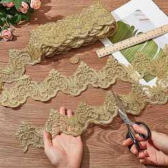 7.5 Yards Spitzenbesatz aus Polyamid mit Blumenstickerei für Bekleidungszubehör&nbsp;OCOR-NB0002-02