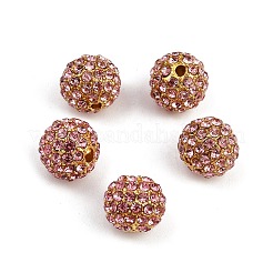 Legierung Strass Perlen&nbsp;RB-A034-10mm-A27G