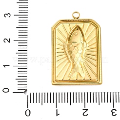 Anhänger aus Edelstahl 304&nbsp;STAS-V004-14G-02