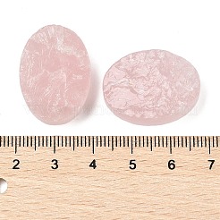 Rosa naturale cabochon di quarzo&nbsp;G-K338-38B-02