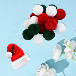 18 Stück 3 Farben Polyester-Pomponball&nbsp;AJEW-CY0001-86