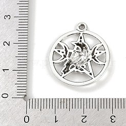 Pendente in lega stile tibetano&nbsp;PALLOY-P310-01F-AS