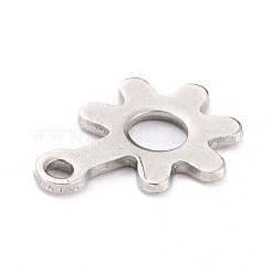 Anlaufgeschützte Charms aus Edelstahl 201&nbsp;LS-STAS-F266-14P
