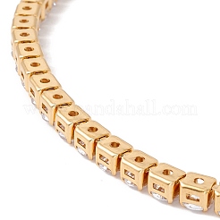 Klassische Tennishalskette mit Zirkonia&nbsp;NJEW-G017-02A-G