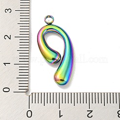 Pendentifs en acier inoxydable 304 avec placage ionique (IP)&nbsp;STAS-C079-15M