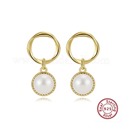 925 Sterling Silber Ohrhänger&nbsp;EJEW-D326-01G