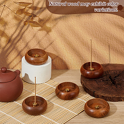 12 x Räuchergefäßhalter aus Holz.&nbsp;AJEW-WA0001-30