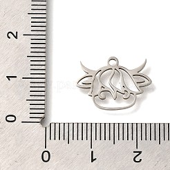 201 Edelstahlanhänger&nbsp;STAS-R136-17P