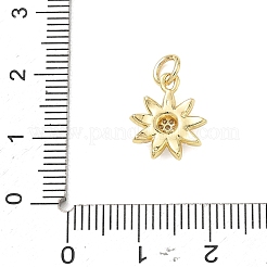 Ciondoli in ottone zirconi chiari micro pavé&nbsp;CU-CBADD0C-08G-01