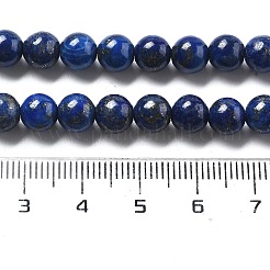 Natürlich gefärbte Lapislazuli-Perlenstränge&nbsp;G-G953-04-6mm