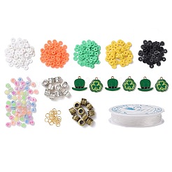 DIY-Set zur Herstellung von Armbändern aus Fimo-Perlen zum St. Patrick's Day&nbsp;DIY-TZ0001-11