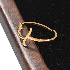 Anillos de puño de acero inoxidable 304 para mujer&nbsp;RJEW-D285-01G-L