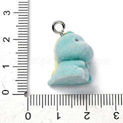 Pendentifs en résine floquée&nbsp;FIND-S001-08E