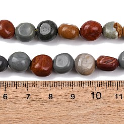 Natur Ozean Jaspis Perlen Stränge&nbsp;G-G146-A12-01A