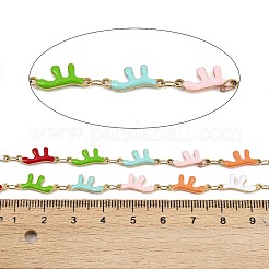Chaînes à maillons corail émaillé en acier inoxydable 304&nbsp;CHS-F023-01H-G