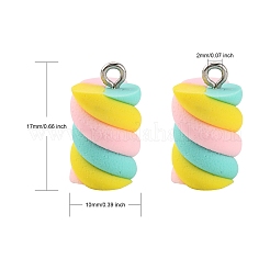 Breloques en pâte polymère manuelles&nbsp;LS-X-CLAY-T016-83B
