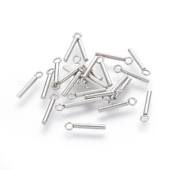 Anlaufgeschützte Anhänger aus 202 Edelstahl&nbsp;STAS-F186-03P-1.5x10mm