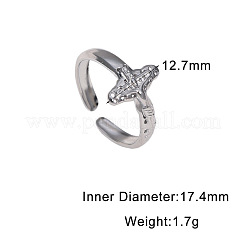 Offene Manschettenringe aus Edelstahl 304&nbsp;WGB3CCF-01