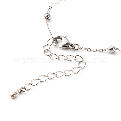 Handgefertigte Messing-Satellitenketten-Armbänder&nbsp;AJEW-JB01025-01