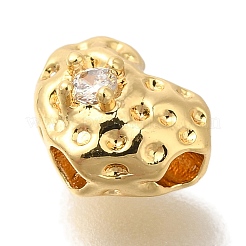 Perline zirconi micro pave  in ottone&nbsp;KK-K388-75G