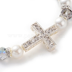 Perle di vetro Placchi allungano i braccialetti&nbsp;BJEW-JB04830
