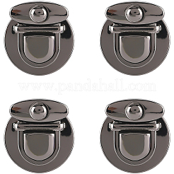 6 pz fermaglio per borsa in lega rotonda e piatta&nbsp;FIND-CP0003-23B