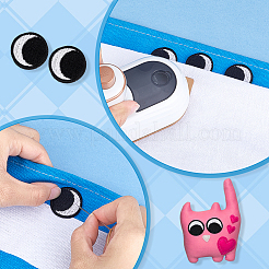 Polyester computergesteuertes Sticktuch Aufbügeln/Aufnähen&nbsp;DIY-WH0899-486