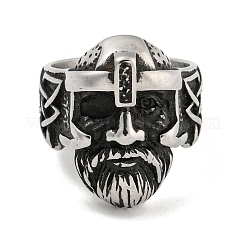 Bague en acier inoxydable 304&nbsp;RJEW-B055-04AS-20