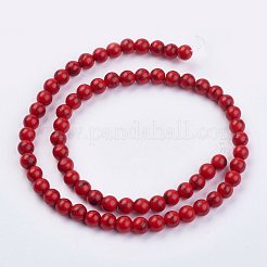 Nachahmung synthetischen Türkis Bead Stränge&nbsp;G-F434-6mm-01