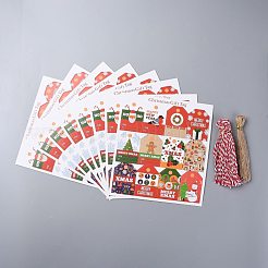 Étiquettes en papier thème noël&nbsp;CDIS-H003-05