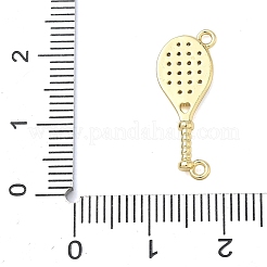 Pendenti in zirconi cubici trasparenti in micro pavè di ottone&nbsp;KK-I476-08G