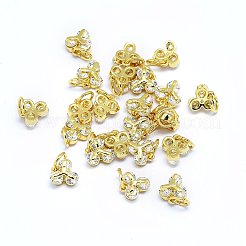 Ottone micro spianare fascino zirconi&nbsp;KK-F764-04G