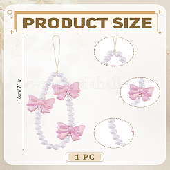 1 Stück Handygurte aus PVC mit Schleife&nbsp;AJEW-LP0005-16