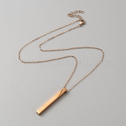 Collane con ciondolo in acciaio inossidabile 304&nbsp;NJEW-WH0016-51KCG