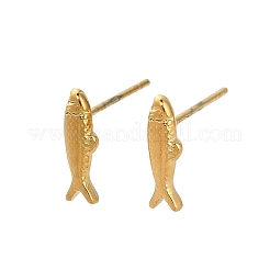 Boucles d'oreilles à tige en acier inoxydable 304&nbsp;EJEW-C162-02D-G