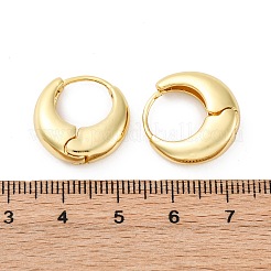 Dicke Creolen aus Messing mit Gestellbeschichtung für Männer und Frauen&nbsp;EJEW-F288-06G