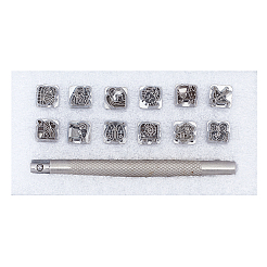 Ensemble de perforateurs en alliage de zinc&nbsp;TOOL-WH0018-66P-02