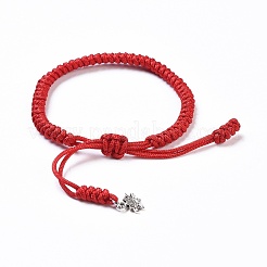 Nylonfaden geflochtene Armbänder&nbsp;BJEW-JB04356-02