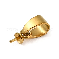 Ciondoli a perno con perla a tazza in acciaio inossidabile 304&nbsp;STAS-D013-03A-G
