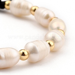 Bracciali di perline intrecciati con filo di nylon regolabile&nbsp;BJEW-JB05382-02