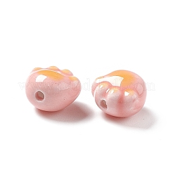 Perline porcellana stampato fatto a mano&nbsp;PORC-F006-01B