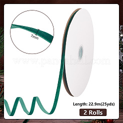 Rubans de velours simple face de 25 mètre&nbsp;OCOR-WH0045-13A