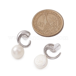 Natürliche Perle Ohrstecker&nbsp;EJEW-P286-53P