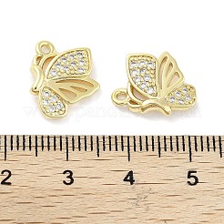 Messing micro pave klare zirkonia anhänger&nbsp;X-ZIRC-P120-12G