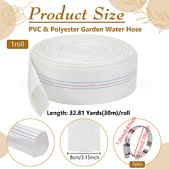 1 Rolle PVC- und Polyester-Gartenschlauch&nbsp;AJEW-BC0011-18A
